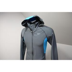 Nike Running Hoodie Jacket Dri Fit Athletic Performance Mens Fitted Medium